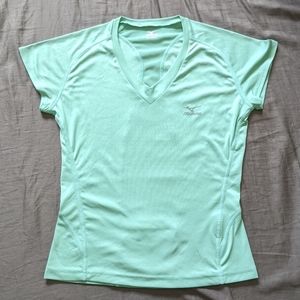 Mint green Mizuno workout tshirt